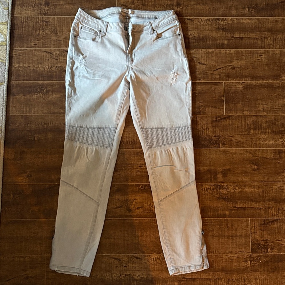 Dex Women's Cream Skinny Jeans